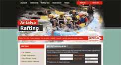 Desktop Screenshot of antalya-rafting.net